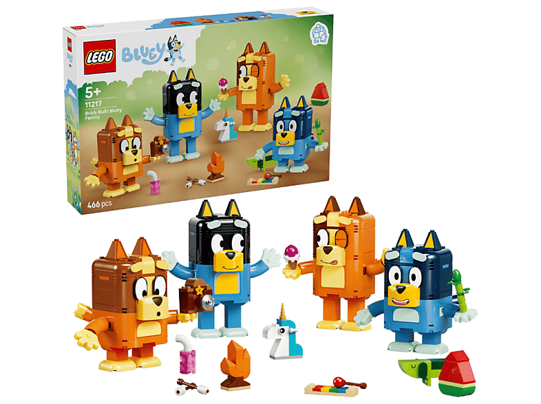 Lego Bluey: 11217 Blueys Familie aus Lego Steinen Bausatz