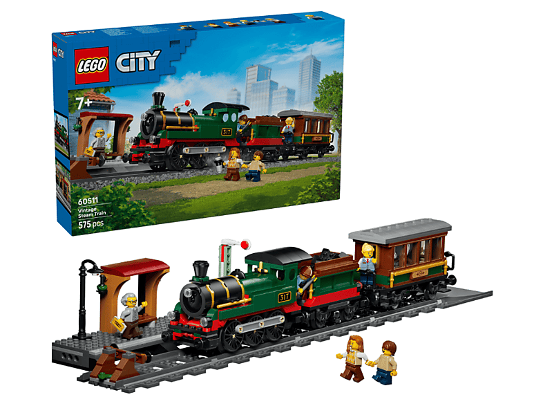 Lego City: 60511 Klassischer Dampfzug Bausatz