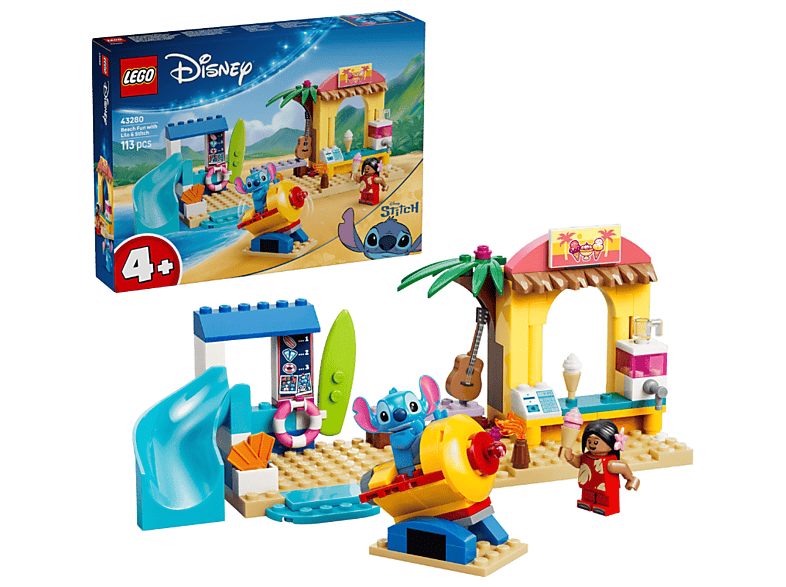 Lego Disney Stitch: 43280 Spaß am Strand mit Lilo und Stitch Bausatz