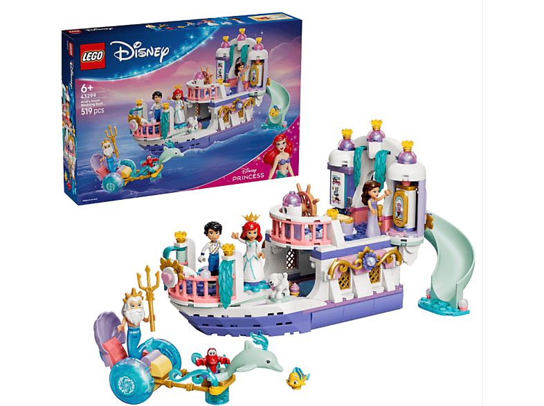 Lego Disney Princess: 43299 Arielles Königliches Hochzeitsboot Bausatz
