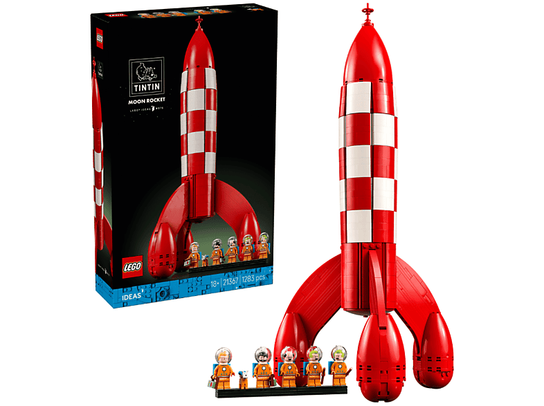 Lego Ideas: 21367 Die Mondrakete von Tim und Struppi Bausatz