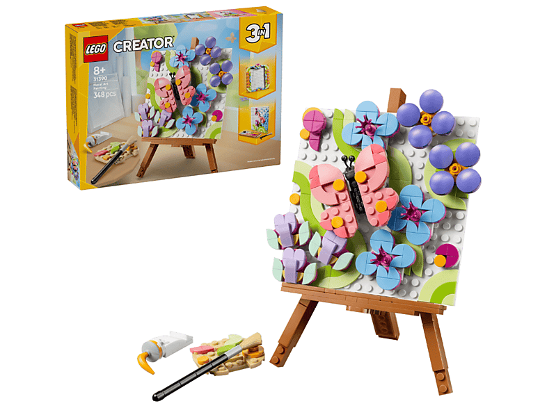 Lego Creator 3-in-1-Sets: 31390 Deko-Blumengemälde Bausatz