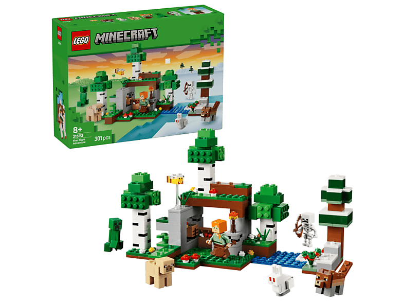 Lego Minecraft: 21593 Erstes Abenteuer in der Nacht Bausatz
