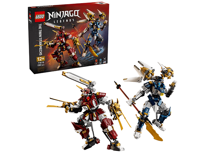 Lego Ninjago: 71870 Die Zwillings-Titanmechs Bausatz