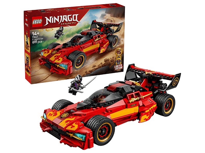 Lego Ninjago: 71867 15-jähriges Jubiläum des X-1 Ninja Supercar Bausatz