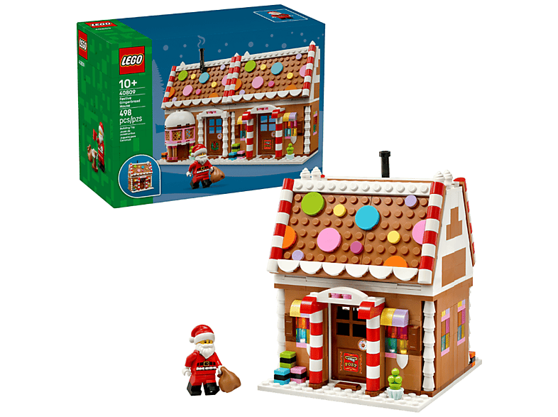Lego 40809 Weihnachtliches Lebkuchenhaus Bausatz
