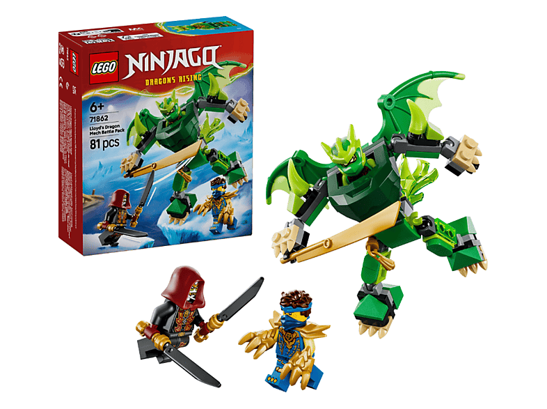 Lego Ninjago 71862 Lloyds Drachen-Mech Battle Set Bausatz