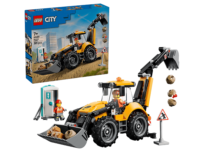Lego City: 60480 Gelber Baggerlader Bausatz