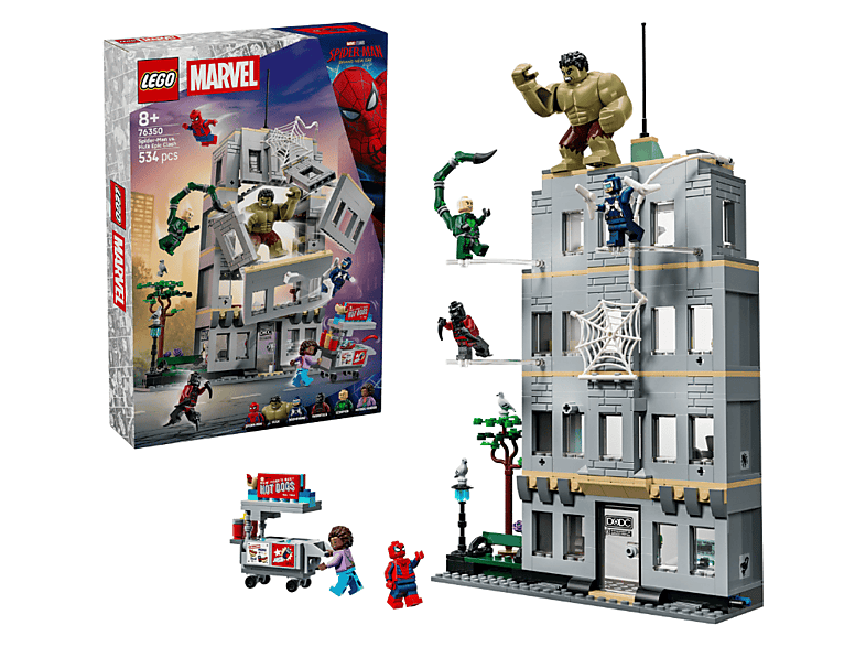 Lego Marvel: 76350 Großer Showdown: Spider-Man vs. Hulk Bausatz