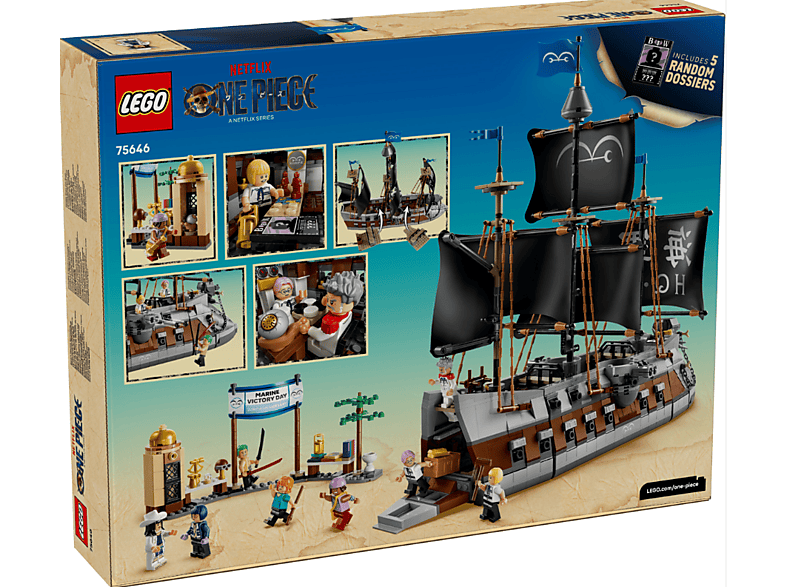 Lego One Piece: 75646 Garps Marineschlachtschiff Bausatz — Foto 4 von 4