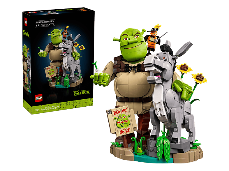 Lego 72423: Shrek, Esel und Der Gestiefelte Kater Bausatz
