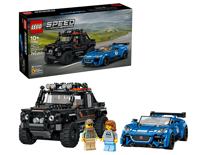 Lego Speed Champions 77264: Jaguar Project 7 & Land Rover Defender Bausatz