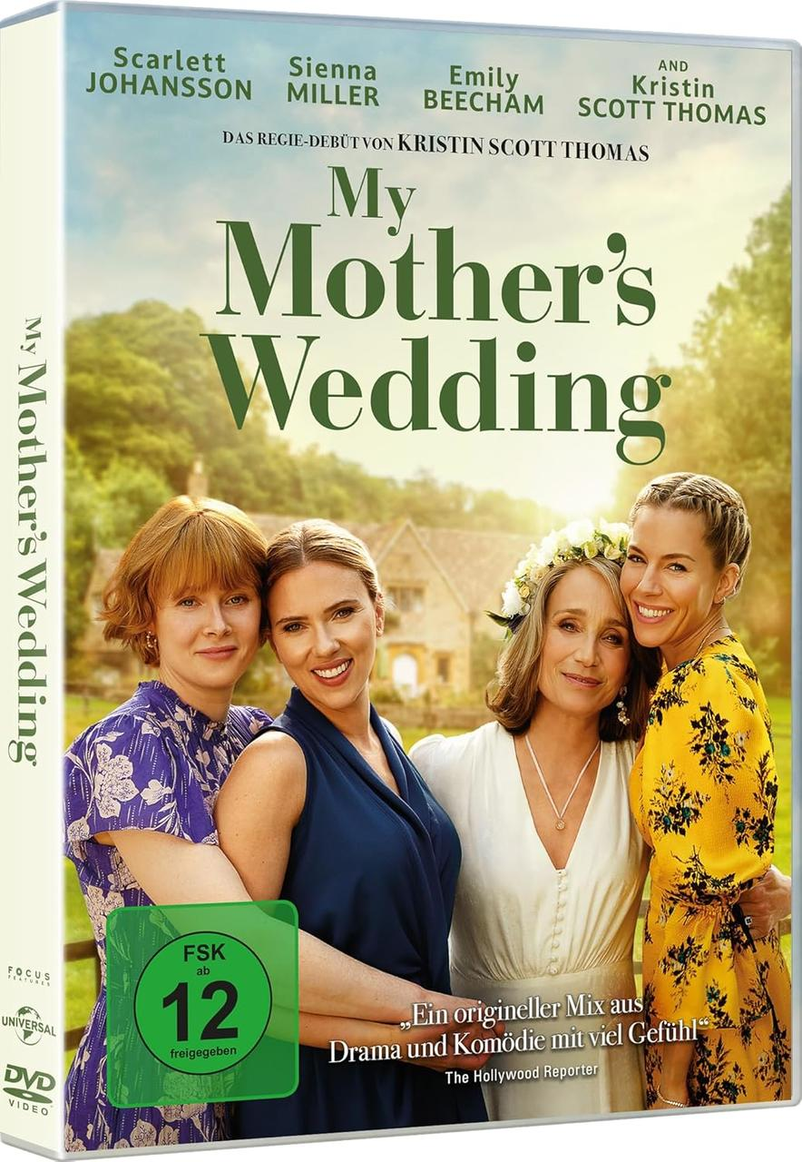Vier Frauen lächeln, eine trägt Blumen im Haar. Filmplakat für 'My Mother's Wedding'.