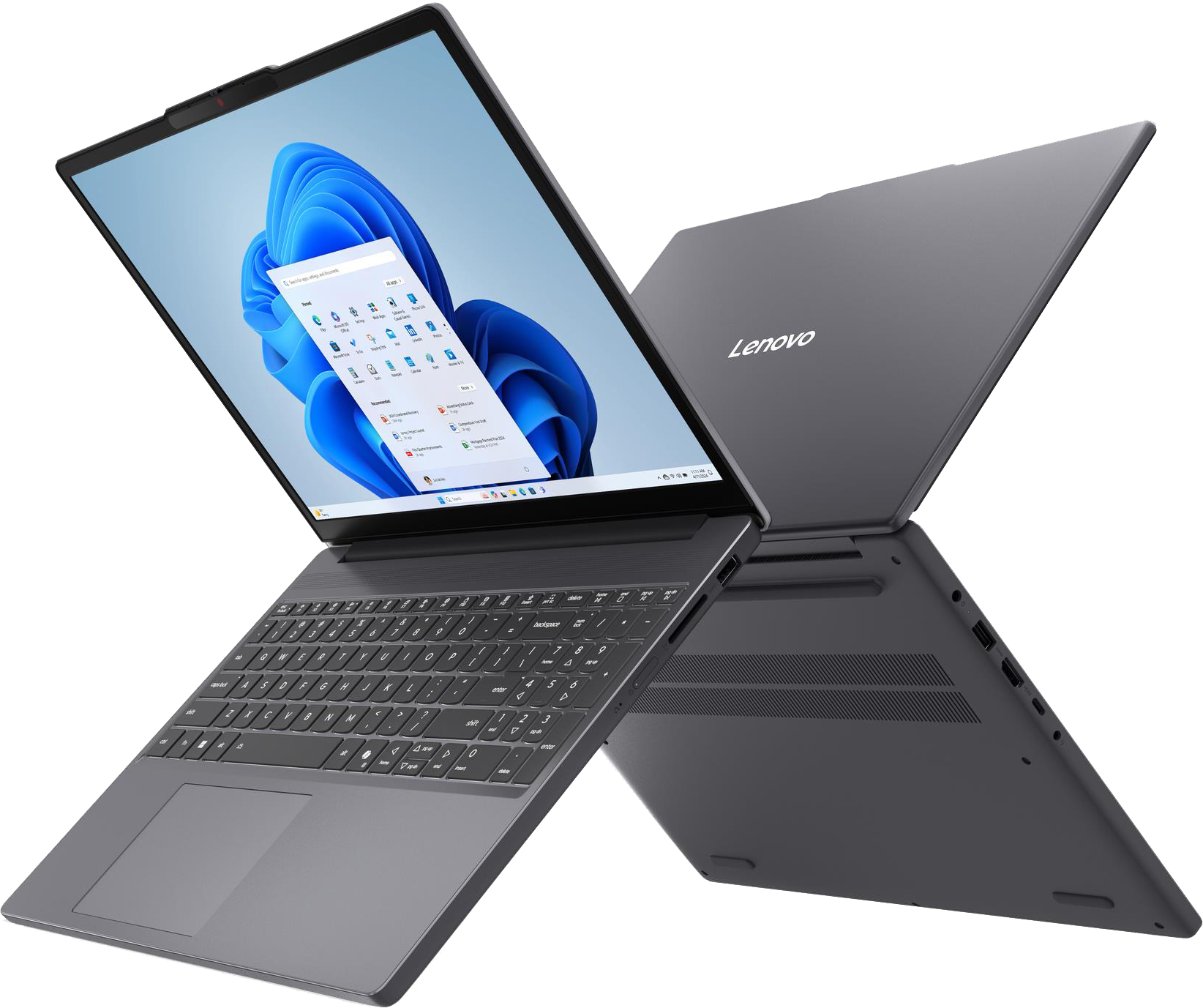 LENOVO IdeaPad Slim 3 15IRH10 83K100AMHV Szürke Laptop (15,3" WUXGA/Core i5/8GB/512 GB SSD/NoOS)