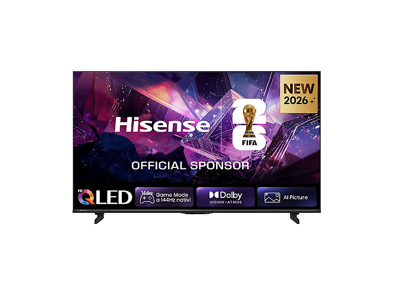 HISENSE 55Q7S PRO, Smart TV QLED 144Hz 55" 4K, Audio Dolby Atmos, VIDAA OS con 1000+ APP, Vision IQ, HDR 10+, Native Game Mode, AirPlay2, Alexa Built-in, lativù 4K