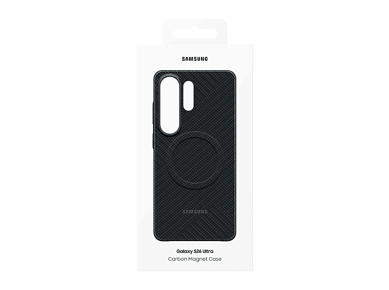 Samsung Carbon Magnet Case, Backcover, für Samsung Galaxy S26 Ultra, Schwarz; Schutzhülle — Foto 4 von 4