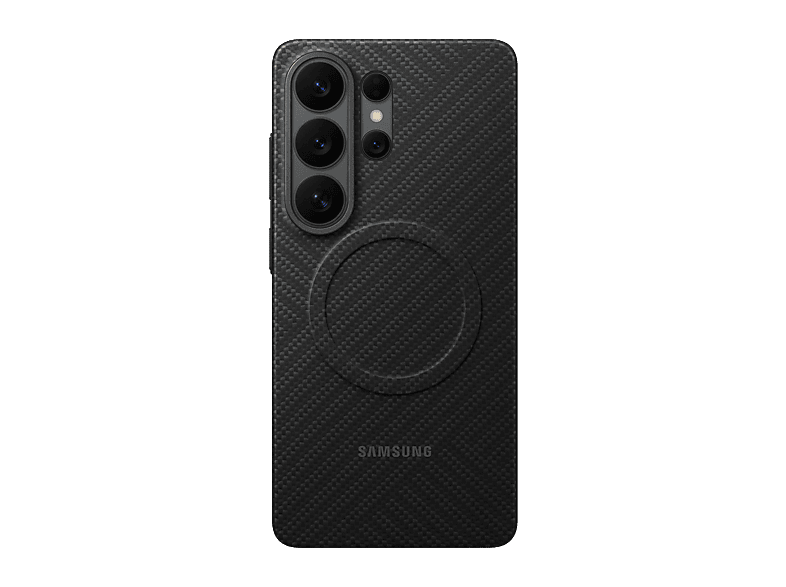 Samsung Carbon Magnet Case, Backcover, für Samsung Galaxy S26 Ultra, Schwarz; Schutzhülle