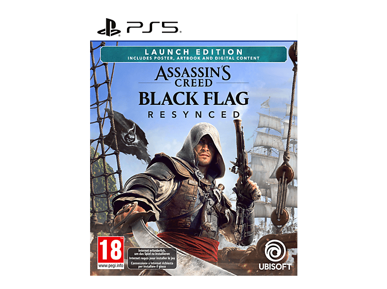 Assassin's Creed Black Flag Resynced: Launch Edition - PlayStation 5 [Deutsch, Französisch, Italienisch]
