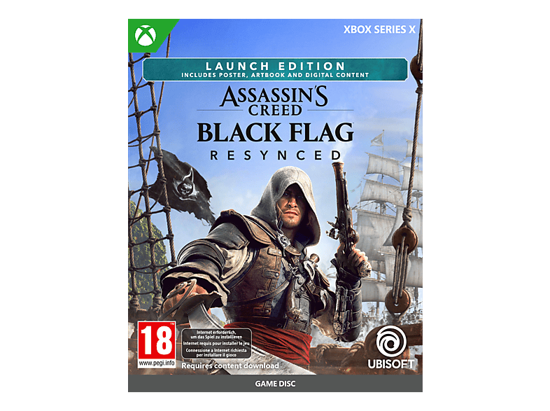 Assassin's Creed Black Flag Resynced: Launch Edition - XBOX Series X [Deutsch, Französisch, Italienisch]
