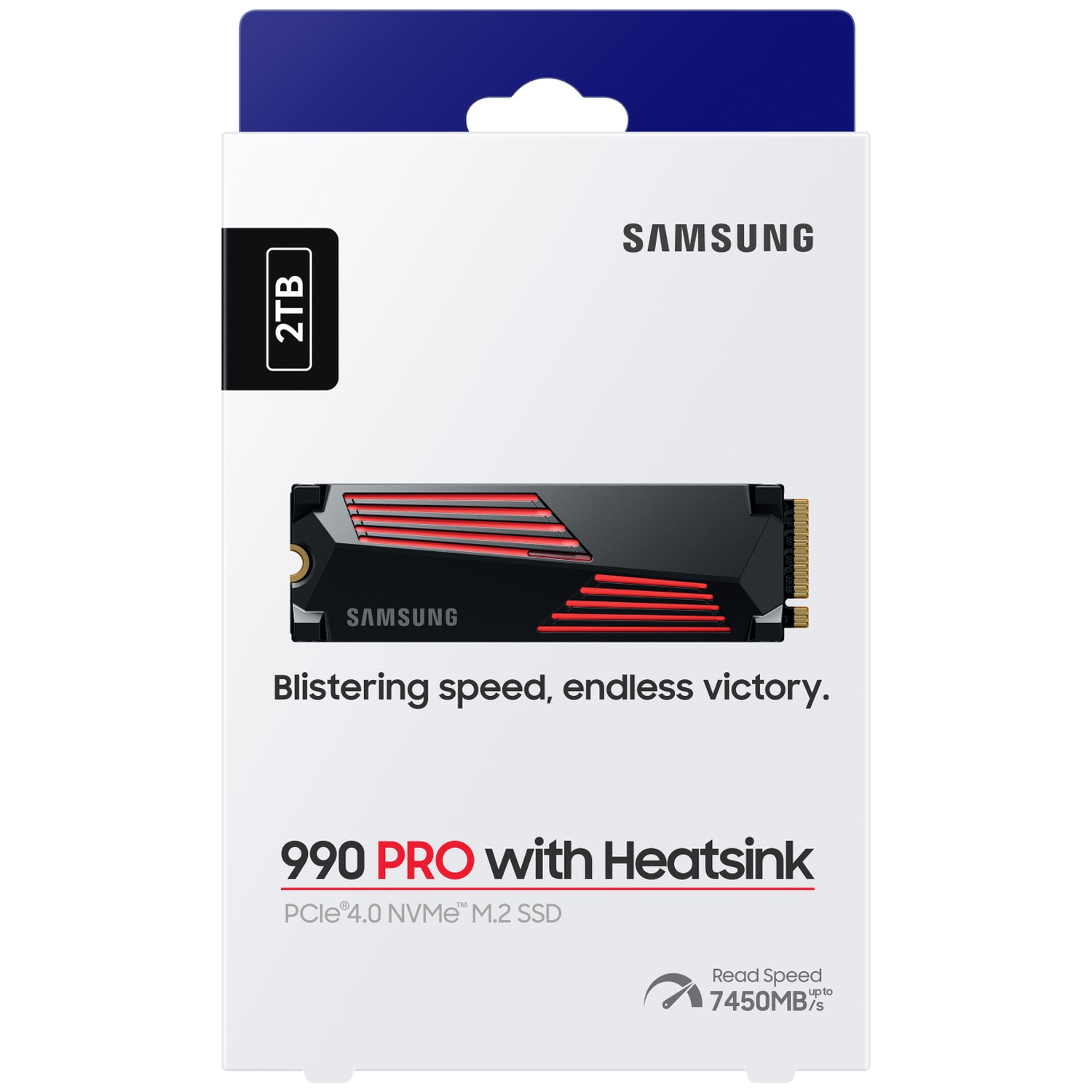 Samsung 990 PRO 2TB SSD with Heatsink, PCIe 4.0 NVMe M.2