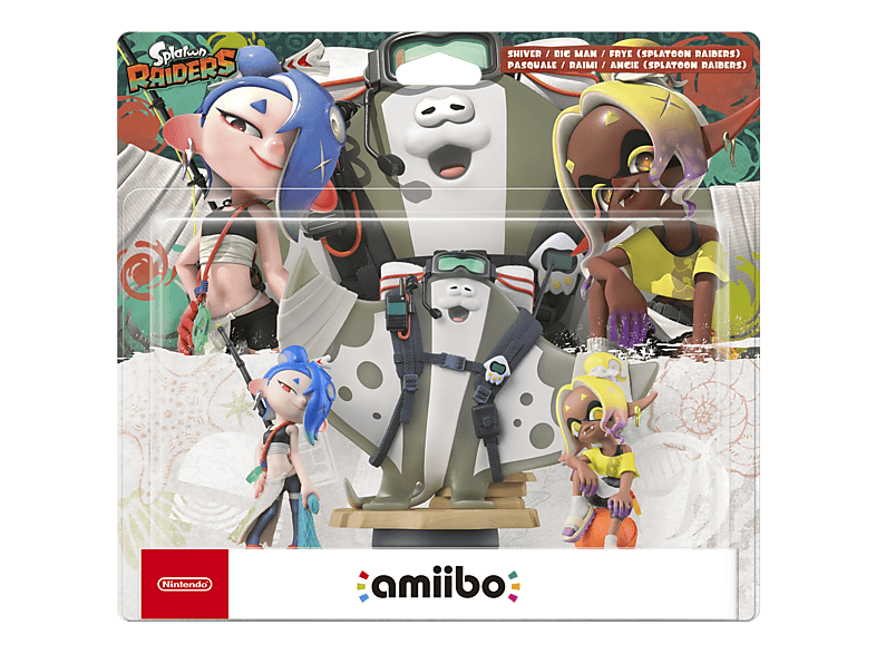 Nintendo Amiibo Splatoon Pack de 3 Deep Cut (Shiver, Frye, Big Man)