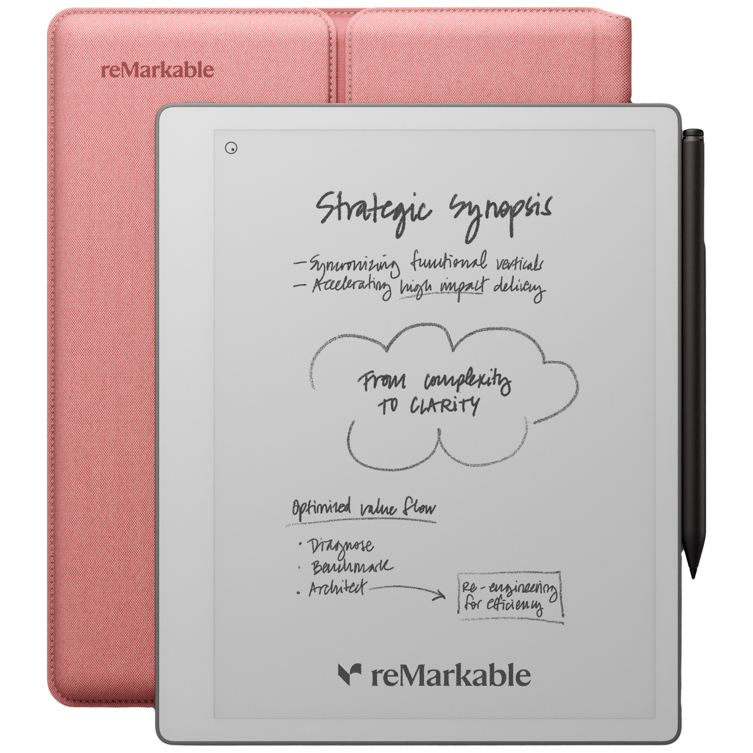REMARKABLE Paper Pure | Paper tablet met Marker Plus en Sleeve