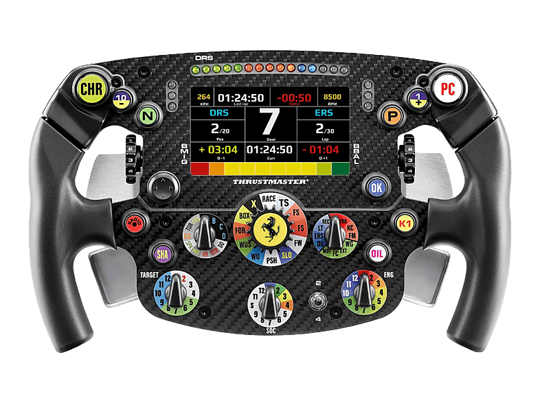Volante - Thrustmaster Formula Wheel Add-On Ferrari SF-25 Edition, Multiplataforma, Pantalla LCD, Negro