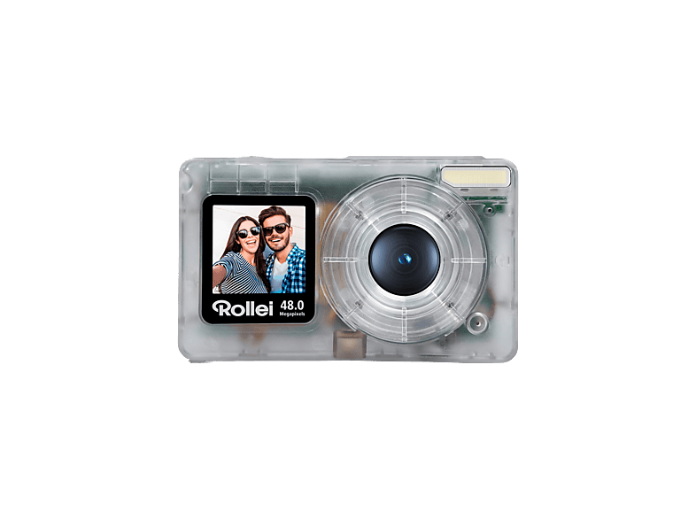 Rollei Compactline Pocket Kompaktkamera, Transparent; Kompakte Digitalkamera