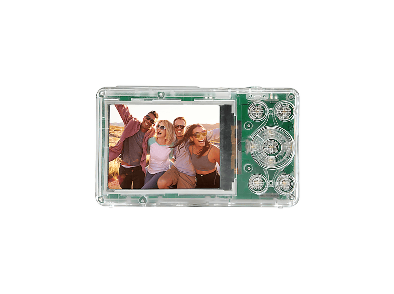Rollei Compactline Pocket Kompaktkamera, Transparent; Kompakte Digitalkamera — Foto 2 von 3