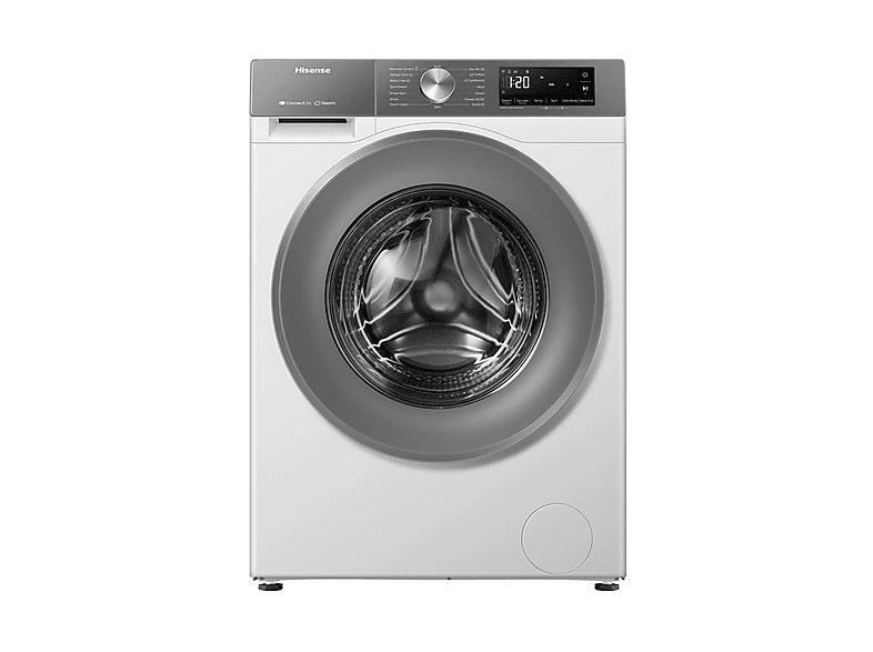 HISENSE WF3S7021BWJ1 LAVATRICE, Caricamento frontale, 7 kg, 16 programmi, Profondità 43,5 cm, Giri 1200 rpm, Bianco / Lamiera, livello rumorosità centrifuga 72 dB(A), Classe A