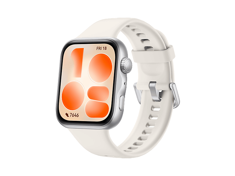 Smartwatch - Huawei Watch Fit 5, 46.23 mm, Correa 20mm, 7 días Autonomía en Uso Típico, Pantalla AMOLED 1.82", Blanco