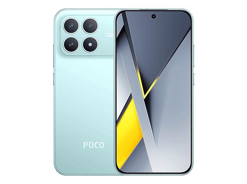 Móvil - Pocophone POCO F8 Pro 5G, Azul, 512 GB, 12 GB RAM, 6.59" AMOLED, Snapdragon® 8 Elite Mobile Platform, 6210 mAh