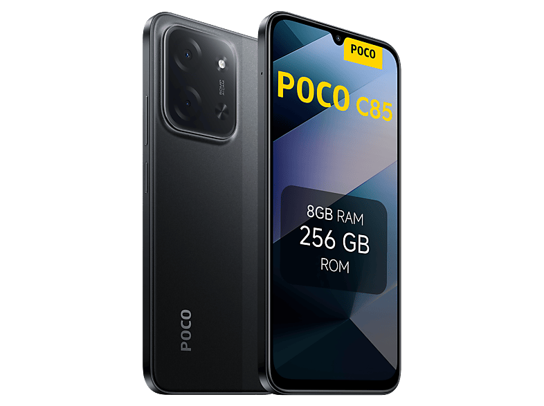Móvil | Pocophone POCO C85, Negro, 256 GB, 8 GB RAM, 6.9