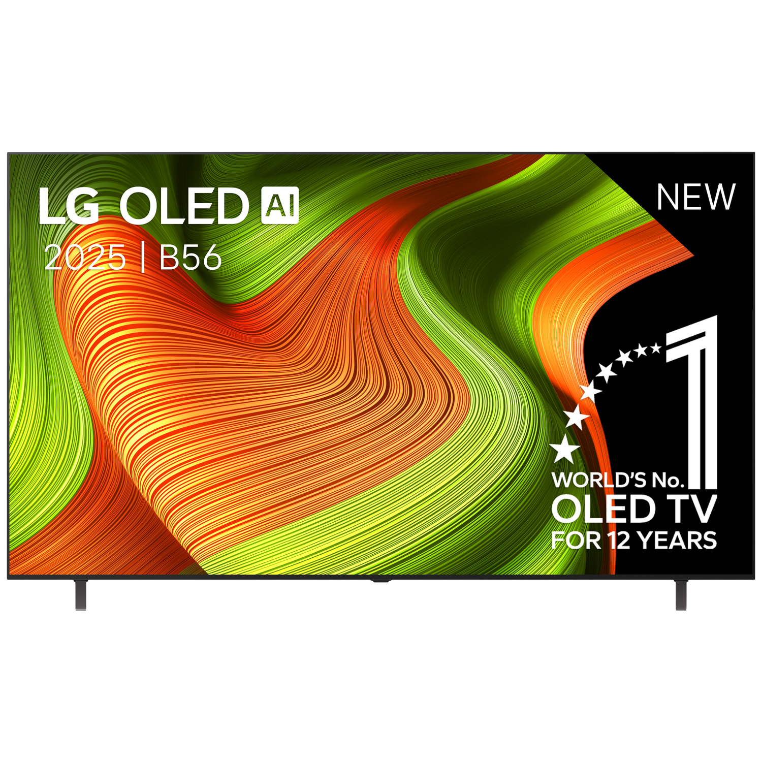 LG OLED AI TV 2025 B56, NIEUW. Wereldwijd nr. 1 OLED TV in 12 jaar.
