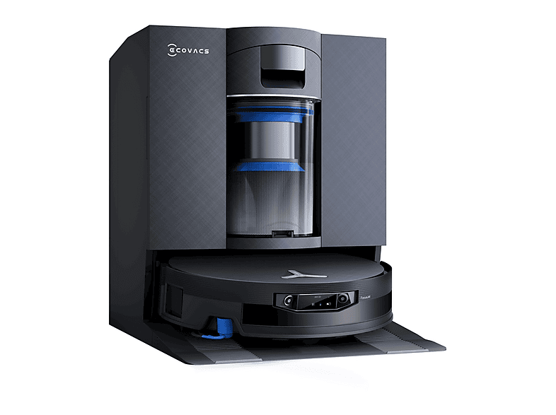 ROBOT ASPIRAPOLVERE ECOVACS DEEBOT X12 OMNICYCLONE, Potenza 110 W, Lavapavimenti, Autonomia fino a 497 min, Sensore di superficie, Spazzola laterale, Base carica, SILVER