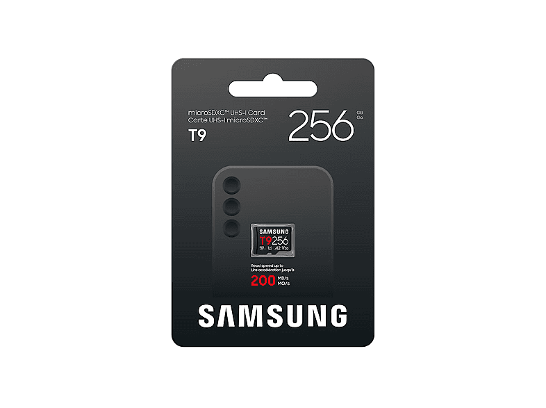 SAMSUNG 256 GB T9 MicroSDXC UHS-I U3 V30 A2 200MB/S Hafıza Kartı