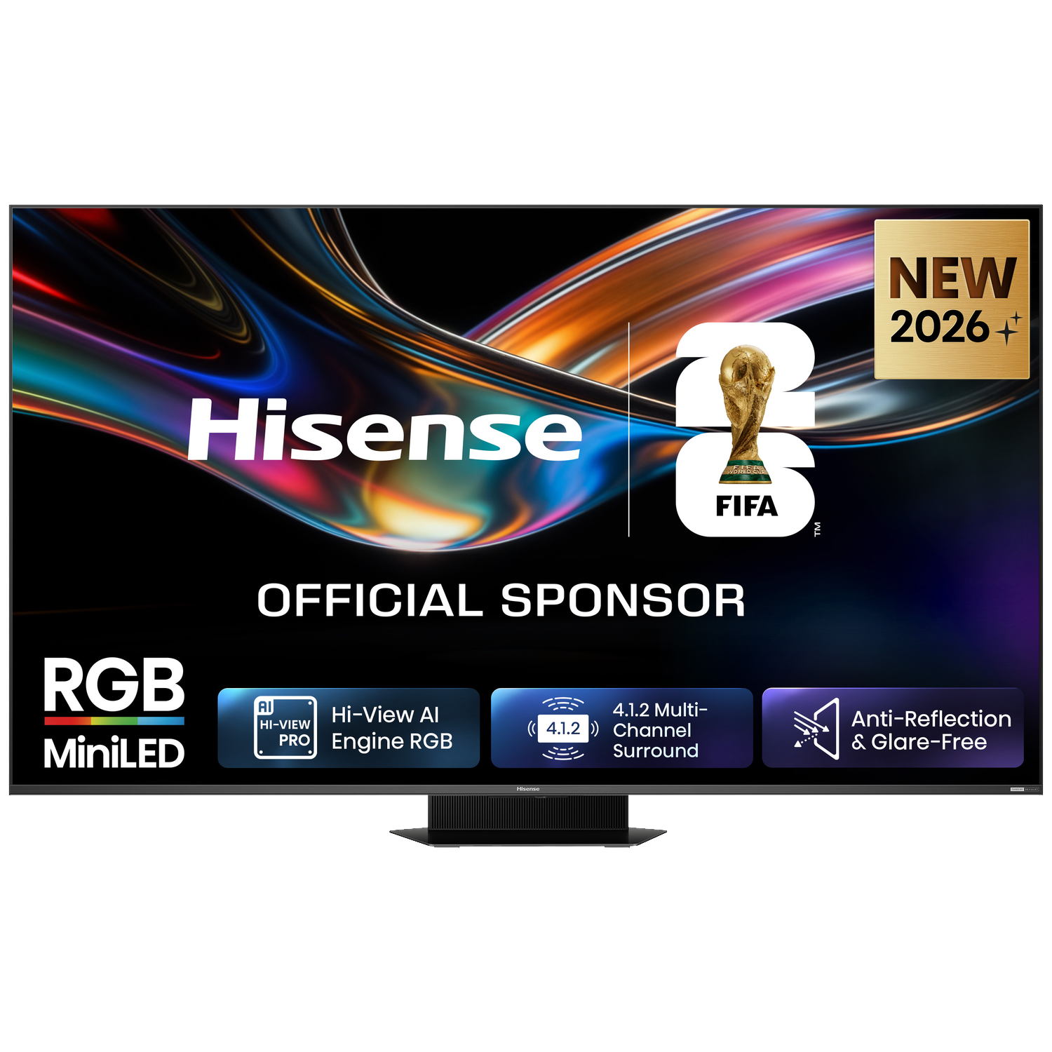 Hisense TV met FIFA WK-trofee, 