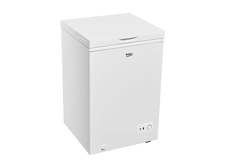 BEKO CF100EWN Congelatore pozzo, Capacità netta 98 l, dimensioni: L 54,5 cm, A 84,5 P Rumorosità 40 dB(A), BIANCO, Classe E