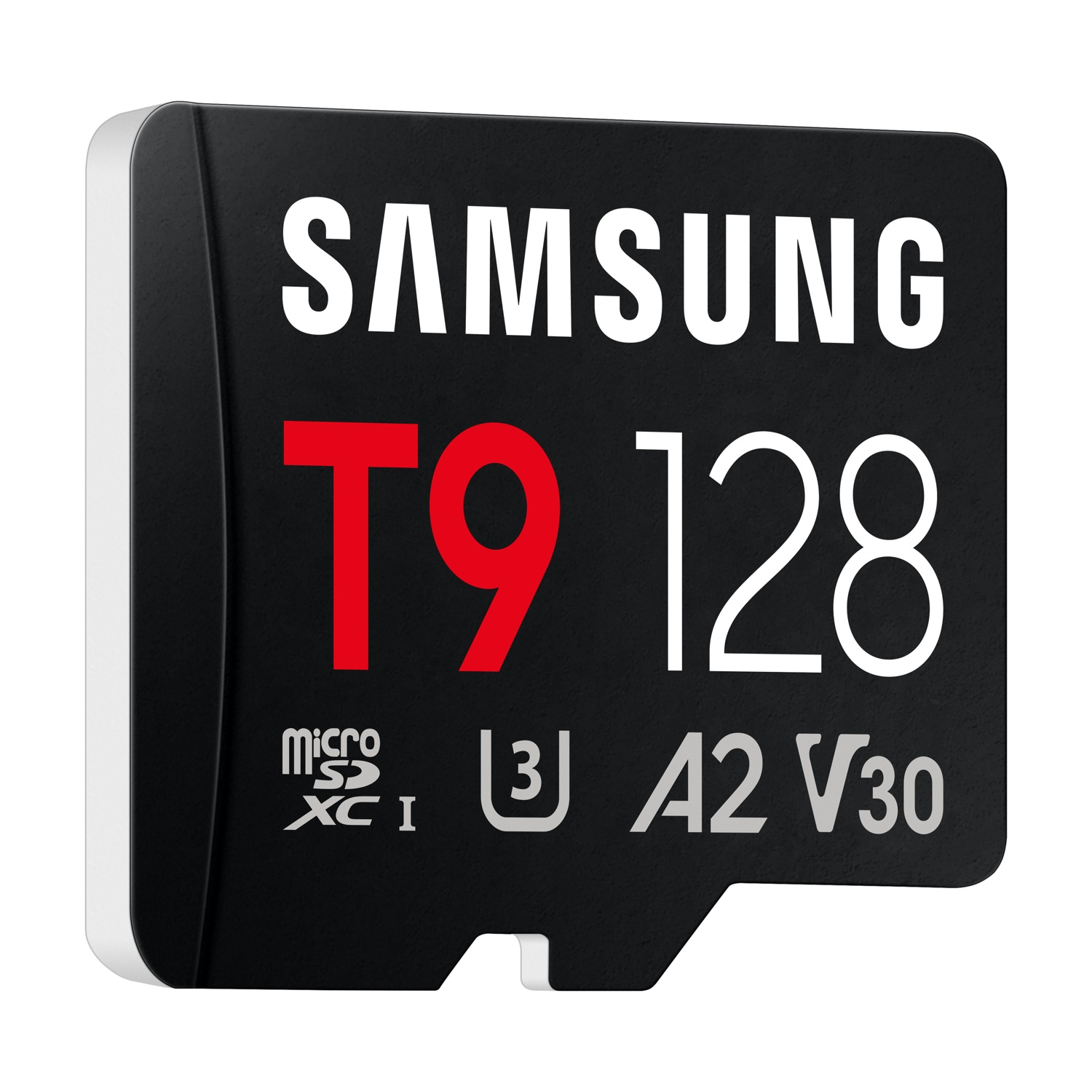 Scheda di memoria Samsung microSDXC T9 128GB con A2 V30.