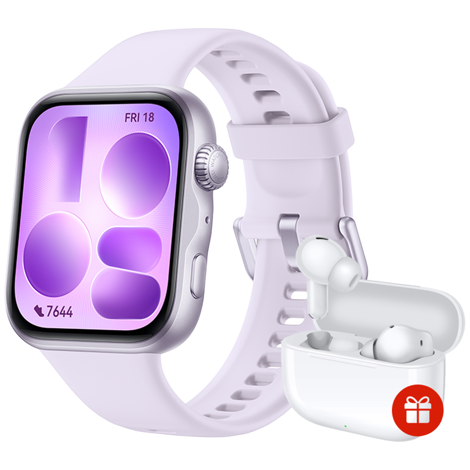 Huawei Watch Fit 5 Purple + Freebuds Se4 Paars