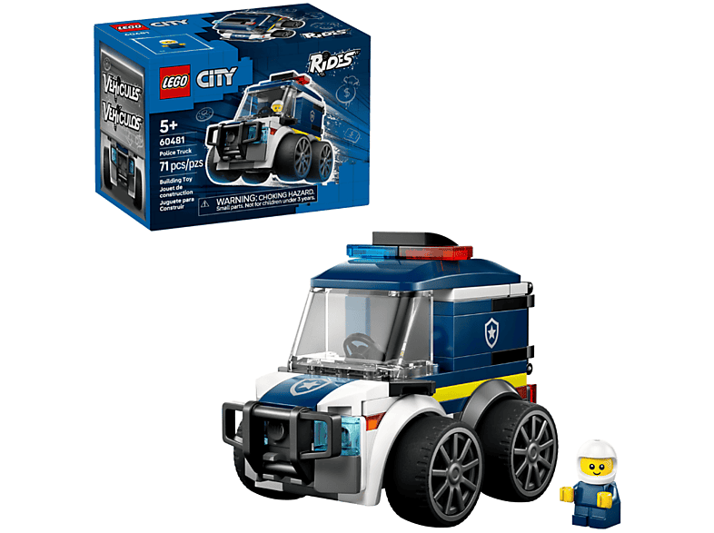 Lego City: 60481 Coole Flitzer – Polizei-Truck Bausatz