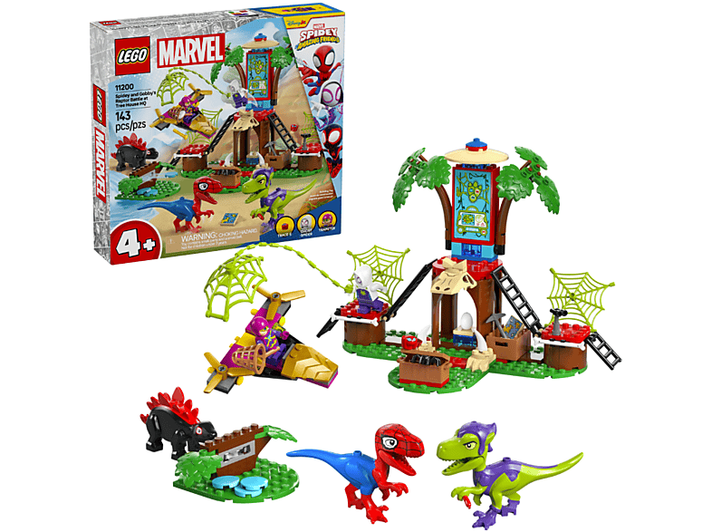 Lego Marvel 11200 Showdown am Baumhaus: Spidey-Rex vs. Gobby-Raptor Bausatz