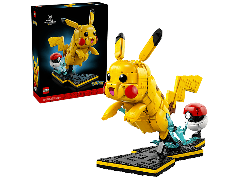 Lego Pokemon: 72152 Pikachu und Pokéball Bausatz