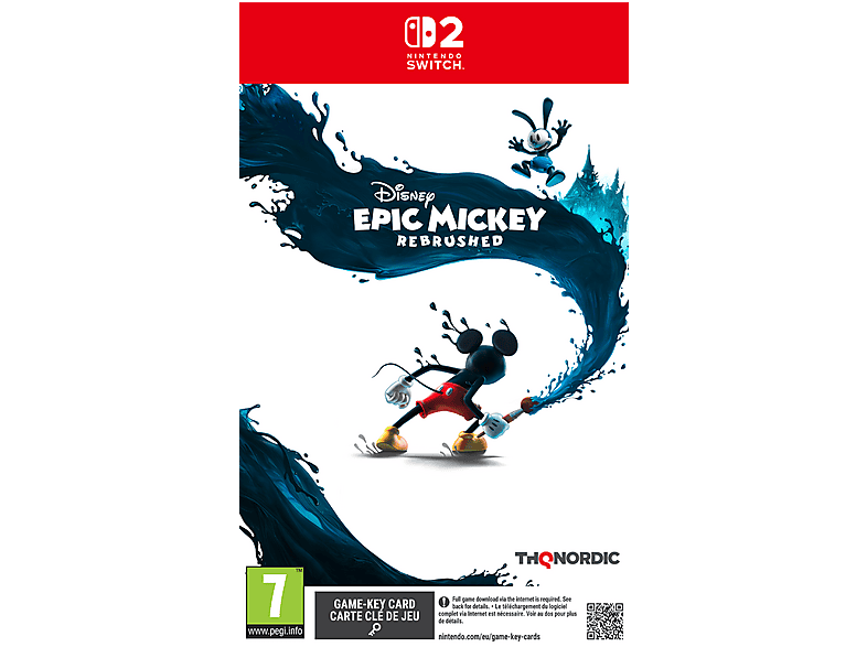 Nintendo Switch 2 Disney Epic Mickey: Rebrushed (Game Key Card)