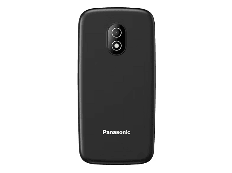 Móvil - Panasonic KX-TU410, Negro, 1000 mAh, Compatible con Audífonos, Pantalla TFT Color, Teclas Separas Gran Tamaño Iluminación, Cámara 0.08MP