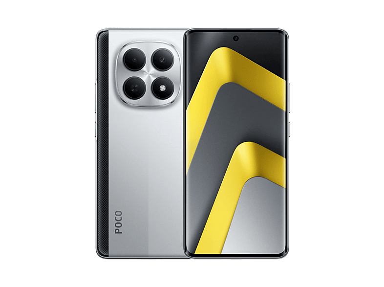 Móvil - Pocophone POCO M8 5G, Plata, 256 GB, 8 GB RAM, 6.77" AMOLED, Qualcomm Snapdragon® 6 Gen 3 Mobile Platform, 5520 mAh