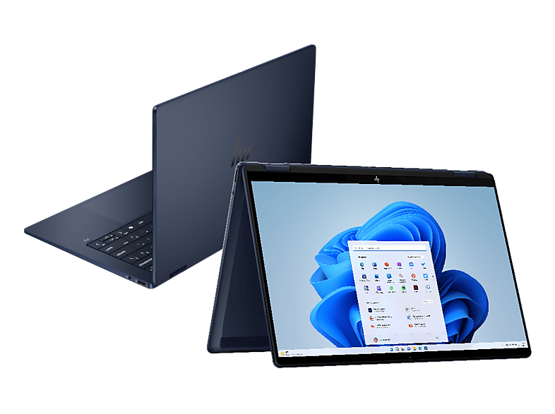 Laptop 2w1 HP OmniBook X Flip 14-fm0040nw OLED Dotykowy / Intel® Core™ Ultra 5 226V 16 GB RAM 512 SSD Arc™ 130V Windows 11 Home Niebieski