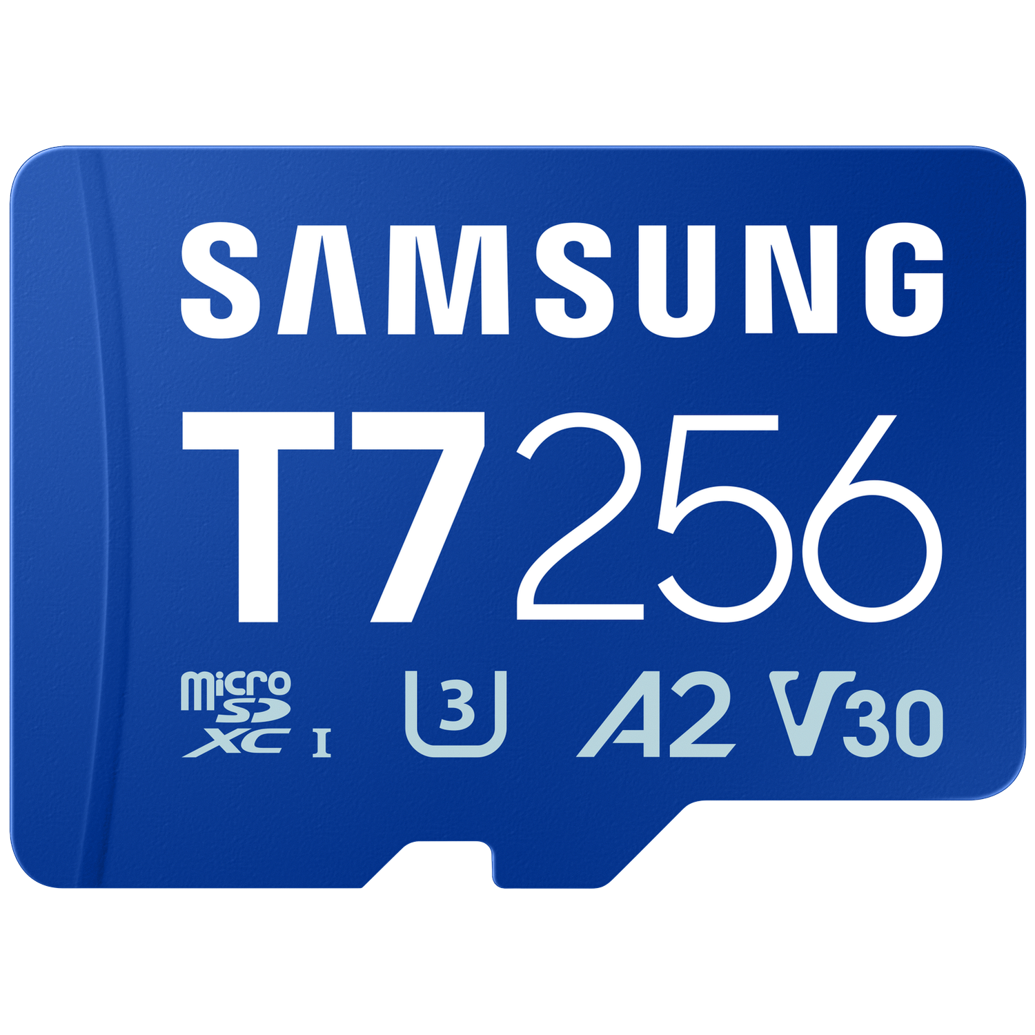 Samsung T7 256GB Micro SDXC I U3 A2 V30 geheugenkaart.