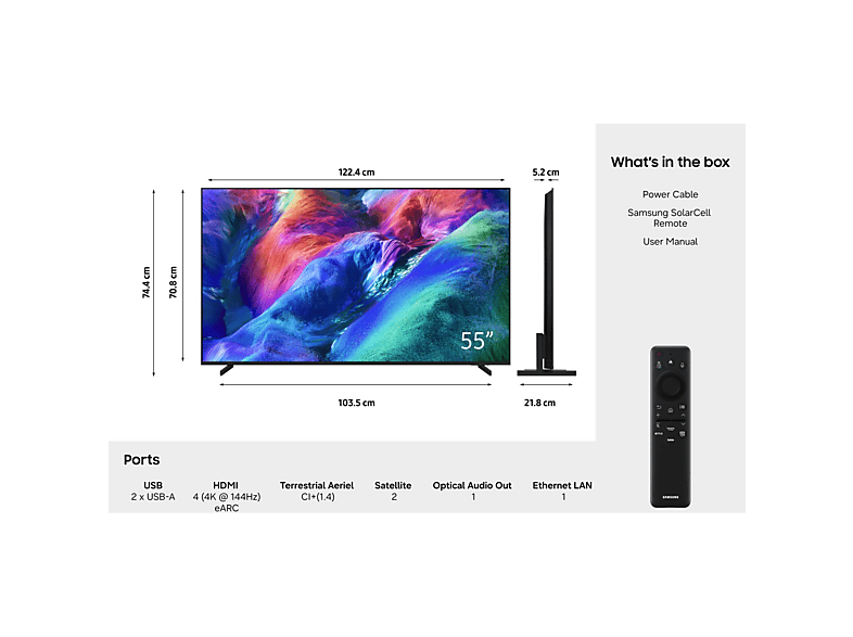 SAMSUNG MRE55R85H | Ultra HD 4K - Micro RGB-tv - 55 inch - 2026