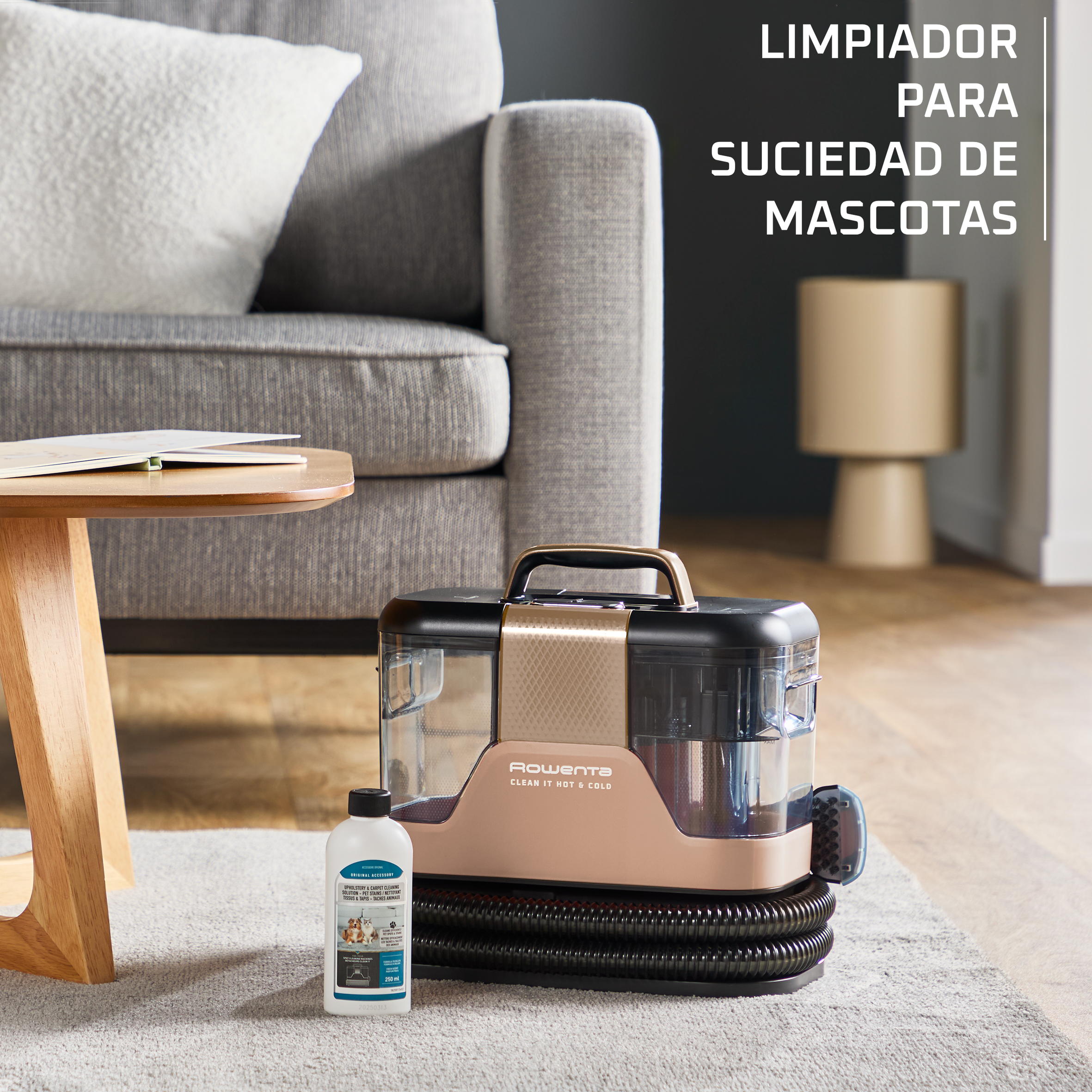 Limpiador para suciedad de mascotas